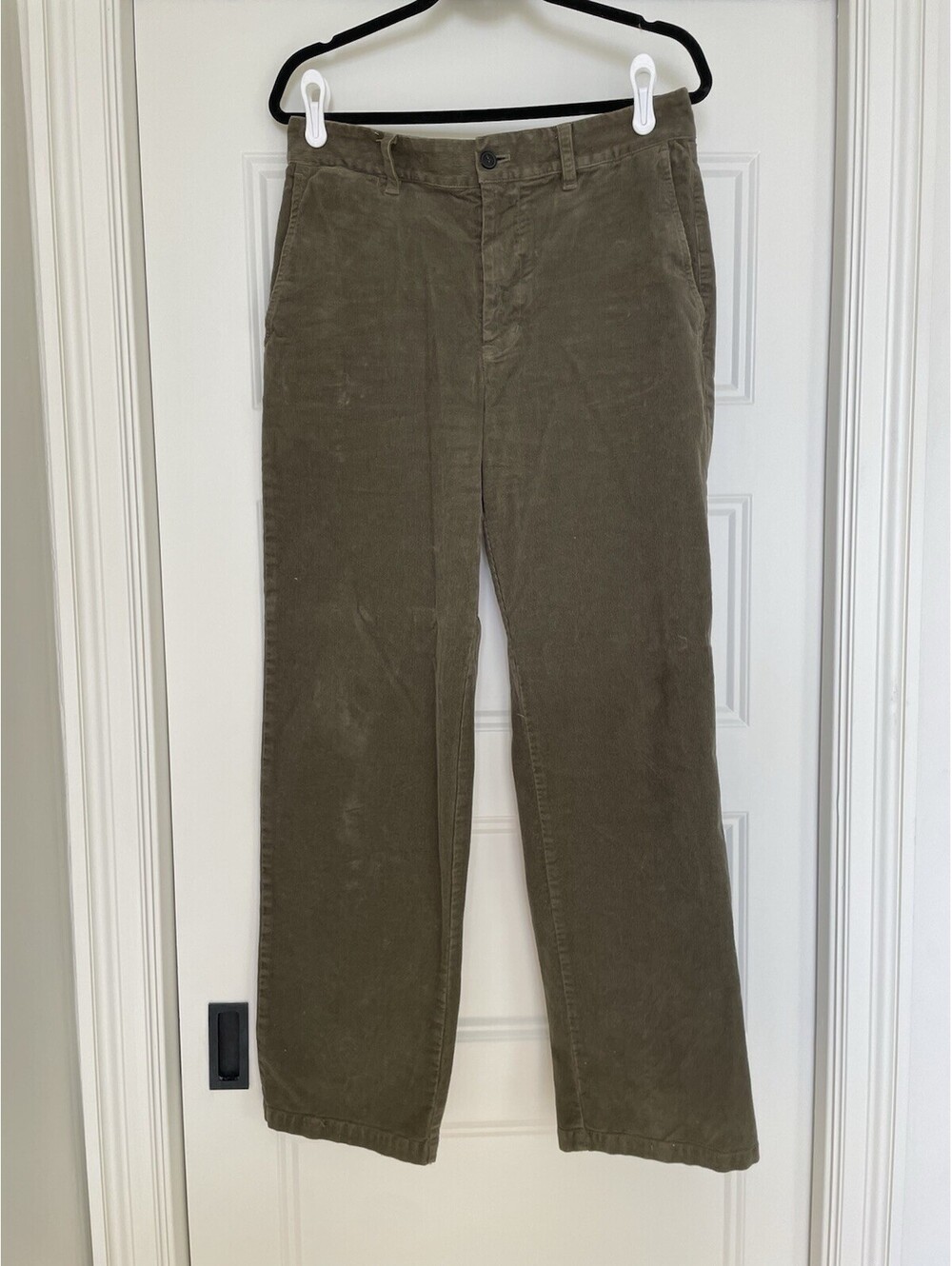 Nili Lotan Men CARSEN CORDUROY Straight Khaki 30